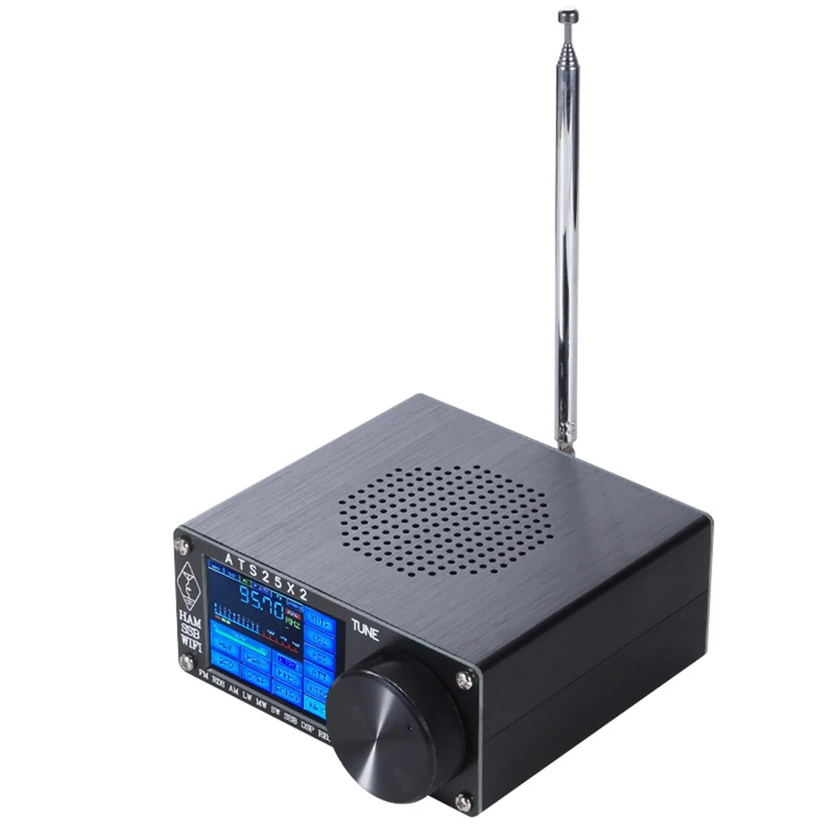 2025 New ATS25X2 Full Band FM/LW/MW/SW/SSB Spectrum Scan Receiver Touch Screen Stereo Receiver WIFI FM RDS APP Network