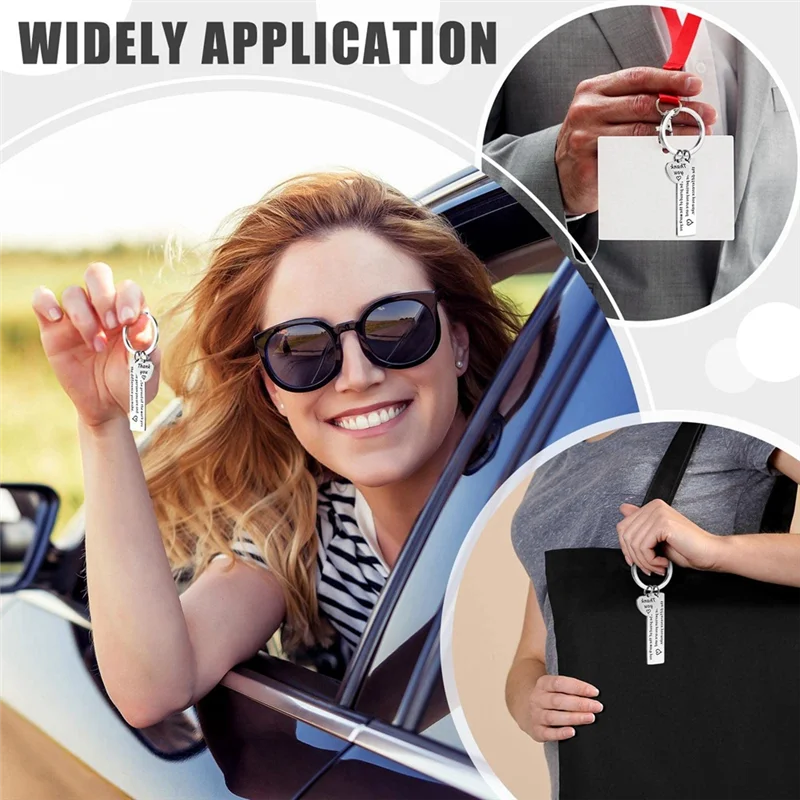 プロフェッショナル 6 個セット サンキューギフト キーホルダー 感謝の気持ちを伝えるキーホルダー 異なる世界へ インスピレーションを与えるギフト 同僚への退職祝い