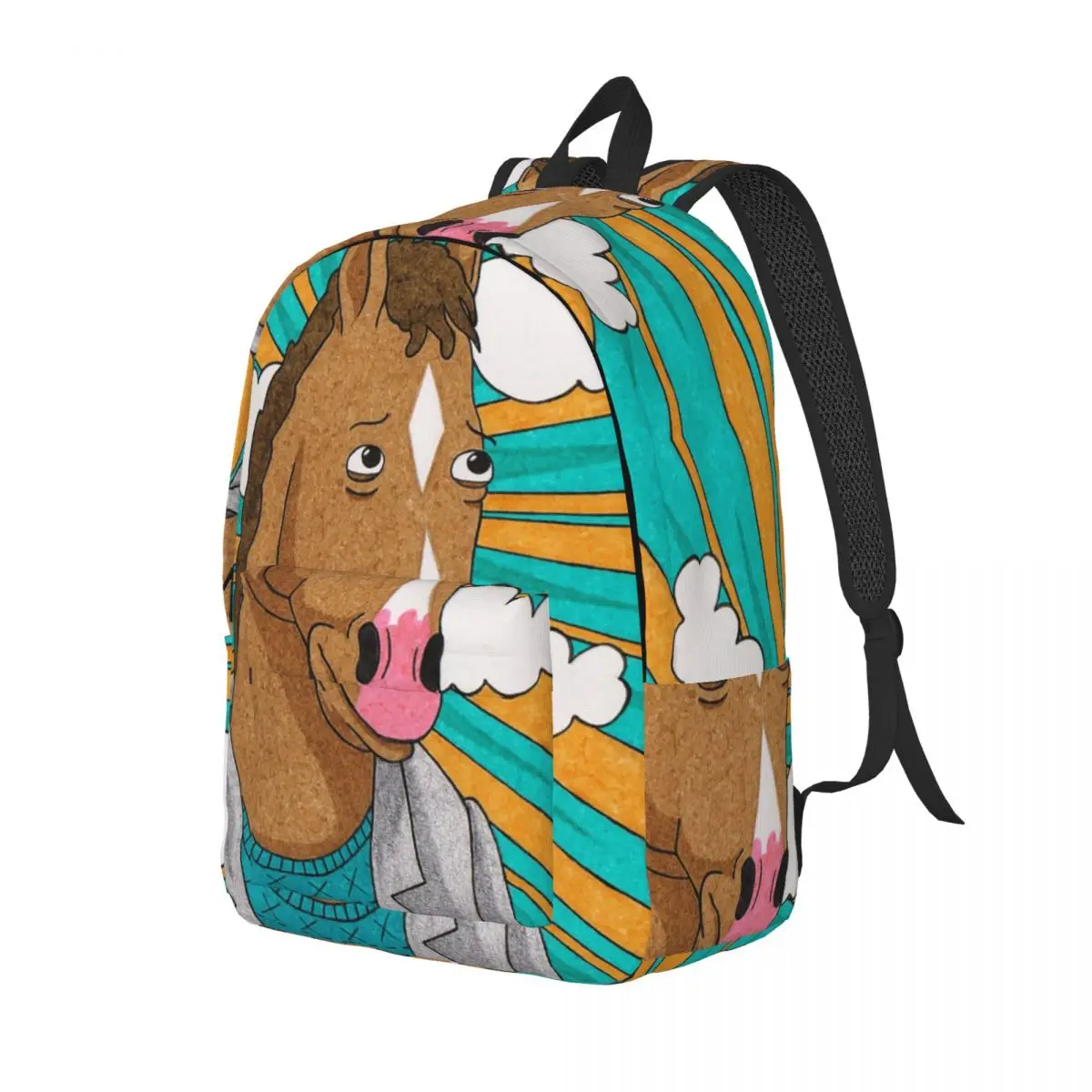

Happy Horse Student Backpack School Bag Hiking Travel Daypack for Men Women Fashion Bookbag Shoulder Bags