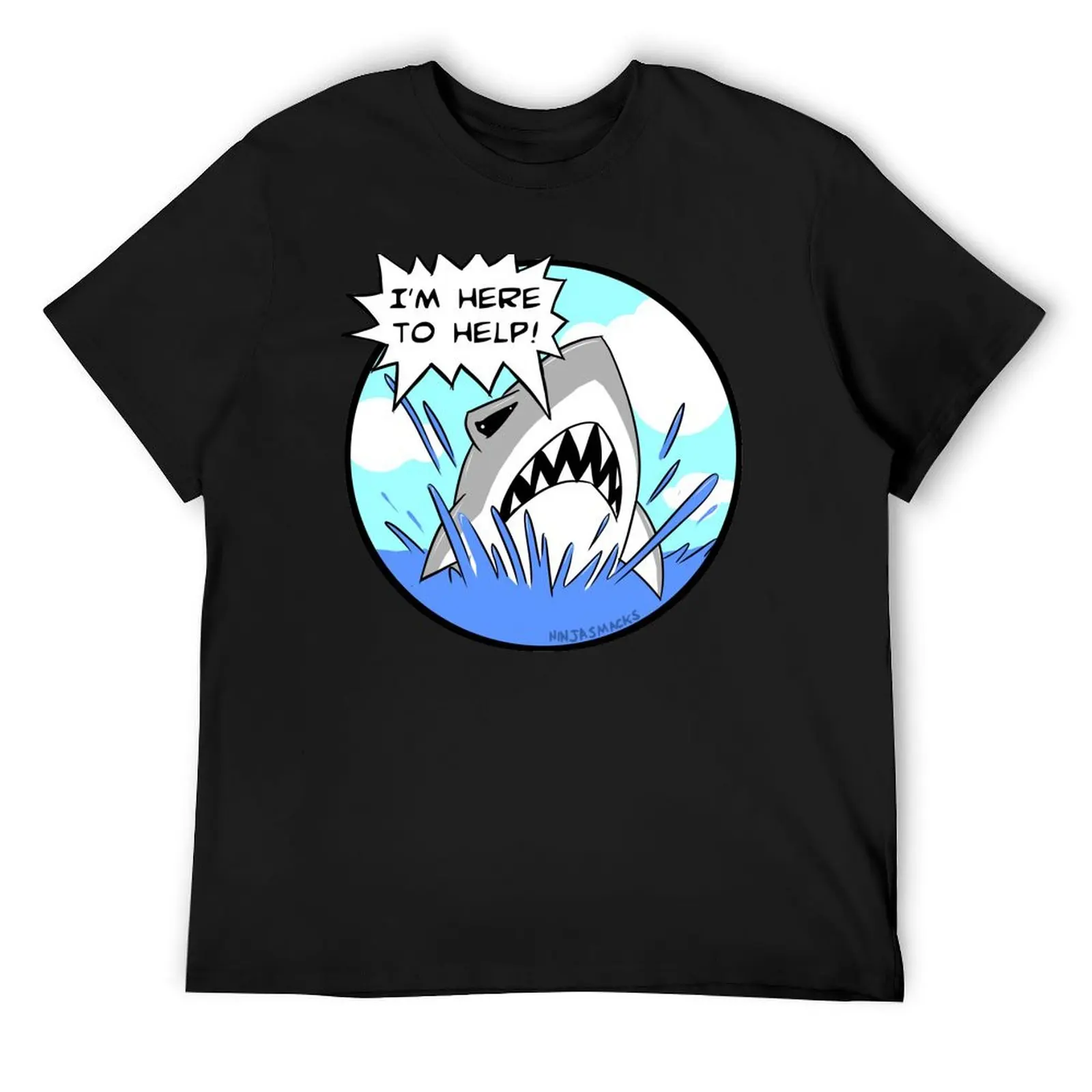 Kyle the Friendliest Shark Ever T-Shirt anime stuff graphics quick drying man t shirt men t shirts high quality