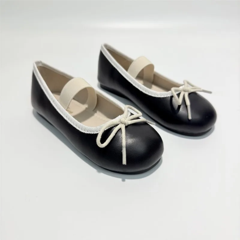 Fashion Baby Girl Princess Leather Shoes Toddler Teens Child Bow Shoes Soft Bottom Shoes Spring Autumn Summer Party Baby Shoes