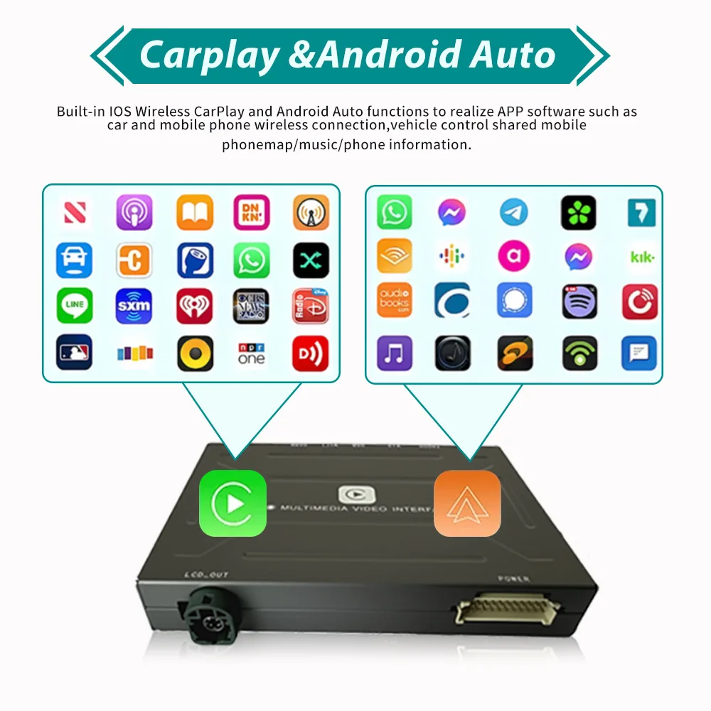 CarPlay Voor Nissan 370Z 2010-2019 Ondersteuning Android Auto Airplay Camera Mirrorring Link Navi multimedia Draadloze Apple Auto spelen - afbeelding 2