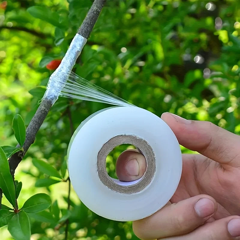 4-Pack Grafting Film Plastic Film Stretching Film Self-Adhesive Fruit Tree Grafting Film Small Roll Winding Film