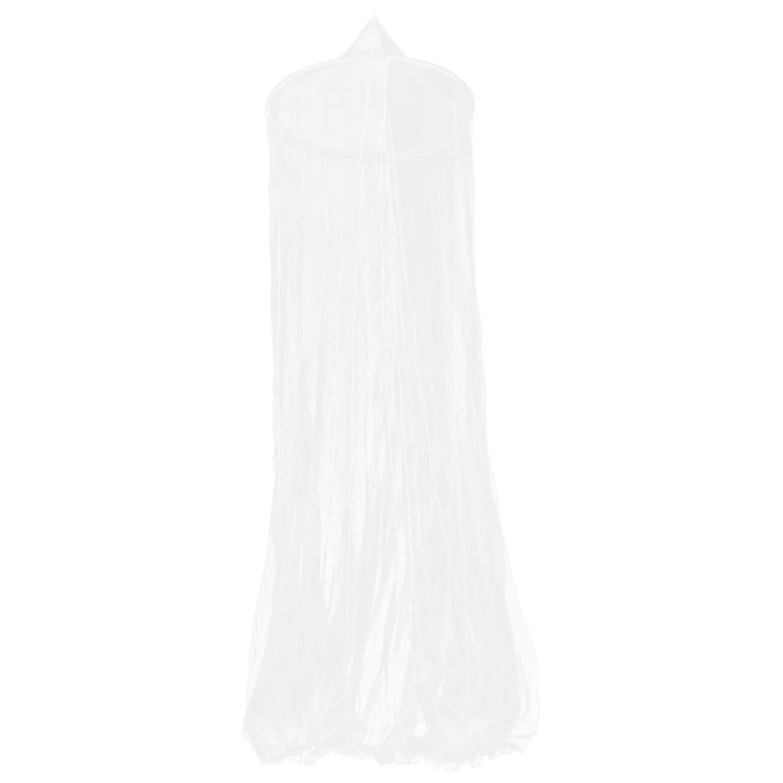 Ronde koepelluifel voor meisjeskamer Duurzaam polyester Ruime dubbele tent Gemakkelijk opvouwbaar Lichtgewicht gebruik binnen en buiten Prinsessenbed