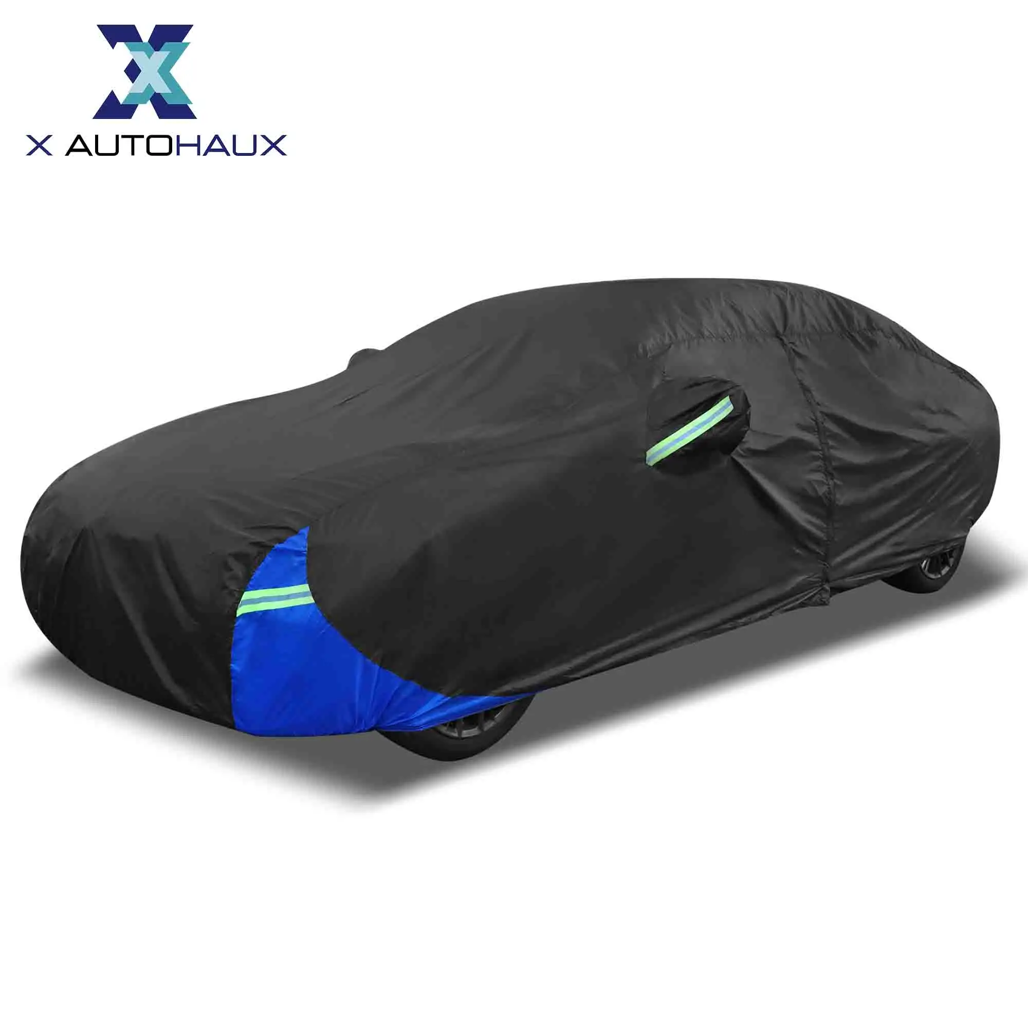 

X Autohaux Car Cover Waterproof Snowproof All Weather for Car Outdoor Full Car Cover Rain Sun Protection Universal Fit for Sedan