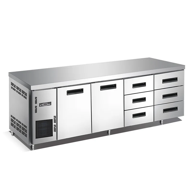 

Drawer refrigerated worktops, commercial kitchen consoles, freezers
