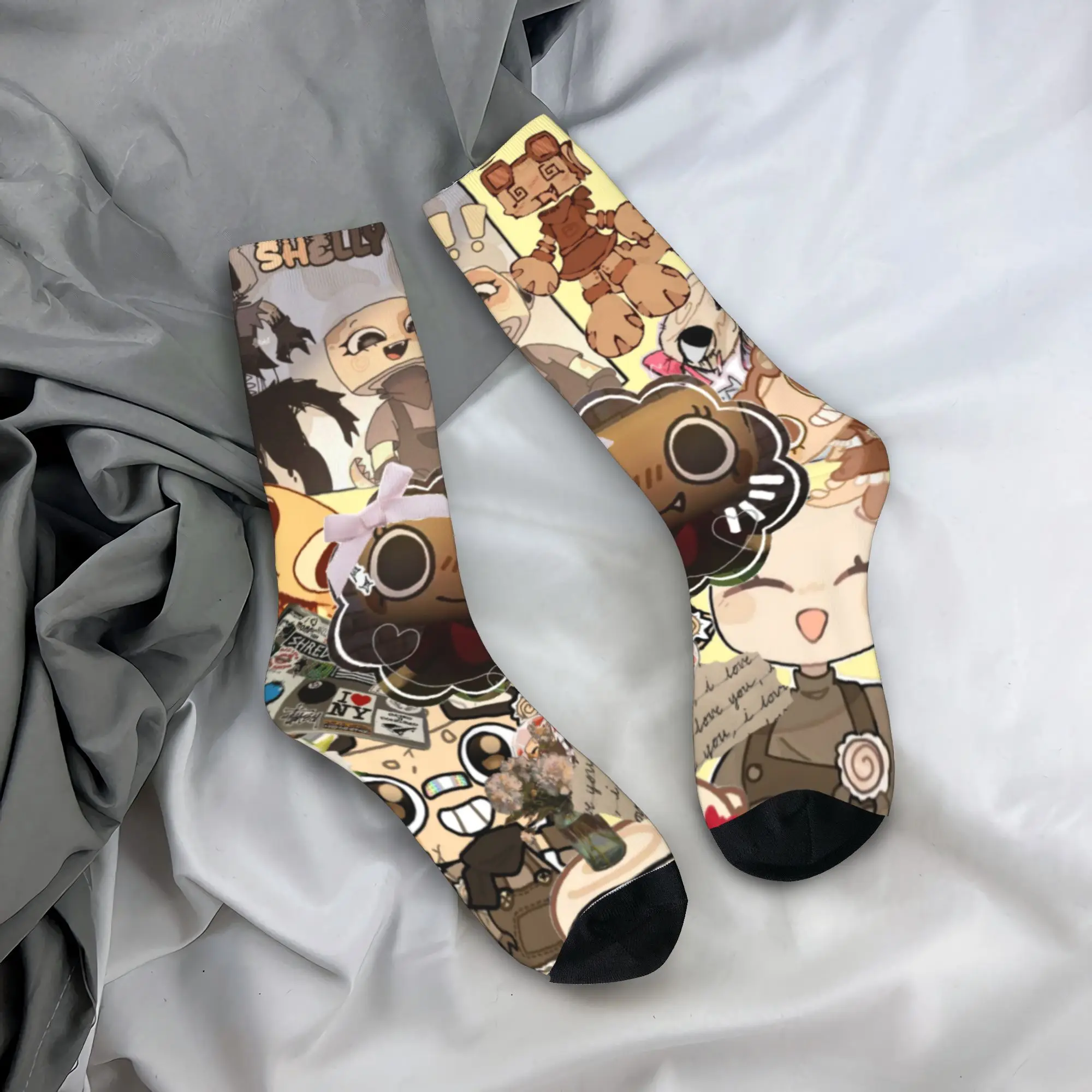 

Домашнее платье, женские и мужские носки для экипажа Shelly Dandys World Merch, уютные дышащие носки