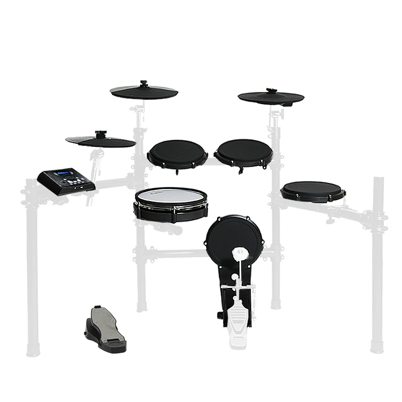 T500SE Mesh Head Digital Drum Set 8-piece Expandable Electronic Drum Set
