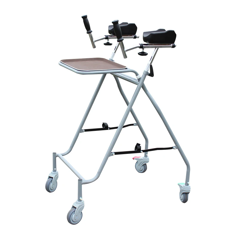 Elderly Folding Durable Adjustable Lightweight Walker with Tray