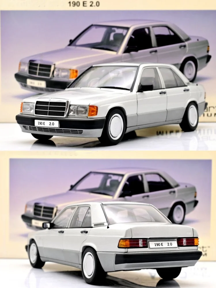 Autoart 1:18 190E 2.0 W201 Alloy Fully Open Simulation Limited Edition Alloy Metal Static Car Model Toy Gift