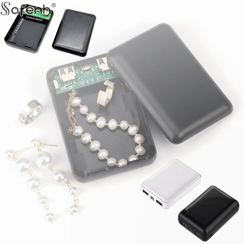 

1 шт., пластиковый креативный внешний аккумулятор, мини-коробка для хранения батарей, упаковочная коробка, пылезащитный, прочный, прочный, контейнер для хранения ювелирных изделий