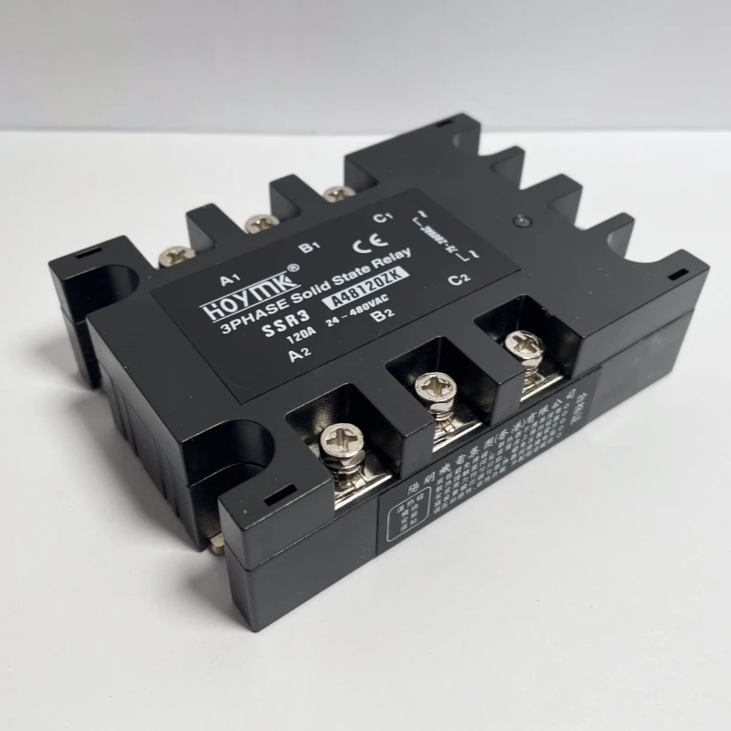 Enhanced AC to AC Three Phase SSR 120A 150A 200A High Current 220v AC Soft Start 380 3 Phase Solid State Relay 380v 3f