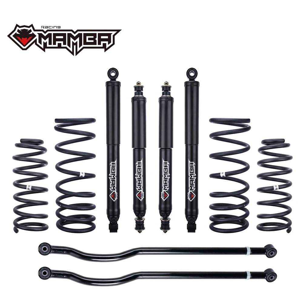 High Quality Mamba Foam Cell Hydraulic Shock Absorbers Adjustable Suspension Lift Kit For Toyota LC80