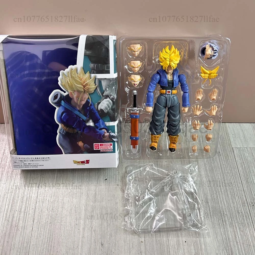 لعبة دراغون بول جذوع أرقام SHF جذوع الصبي من المستقبل عمل نموذج لجسم اللعب تحصيل مشترك المنقولة دمية مكتب حلية