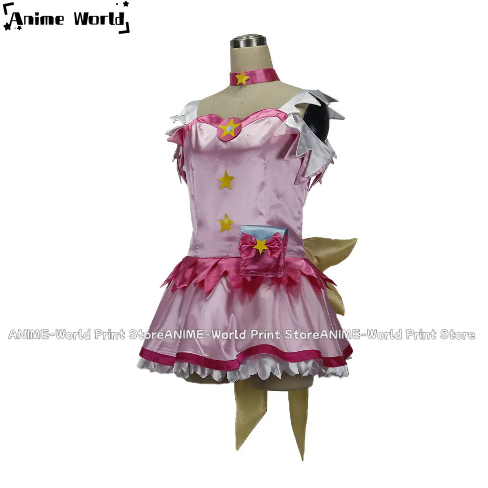 《Custom Size》Janpan AnimeStarTwinkle Precure Hoshina Hikaru Cosplay Costume