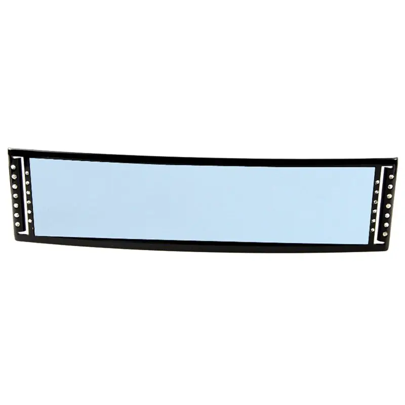 Durable-Car Rearview Mirror Interior Rearview Mirror Plastic Rearview Mirror Universal Curved Mirror Auto Parts
