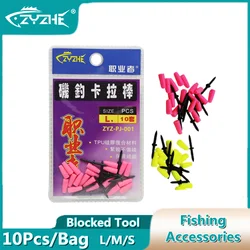 ZYZHE Sea Rock Fishing Float Blocker 10pcs/Bag Stop Apo Float Sliding Downward Float Fishing Set Accessories Tackle