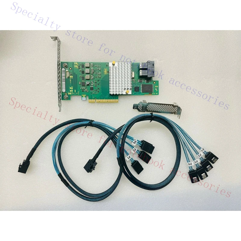 

R+ For Fujitsu 9341-8I Controller Card CP400i 12GB RAID HBA Card 2*SFF-8643 SATA