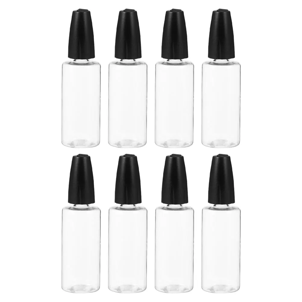 

8 Pcs Oil Bottle Glue Bottles with Fine Tip Empty Squeeze Dropper Plastic Dye Applicator Mini Needle