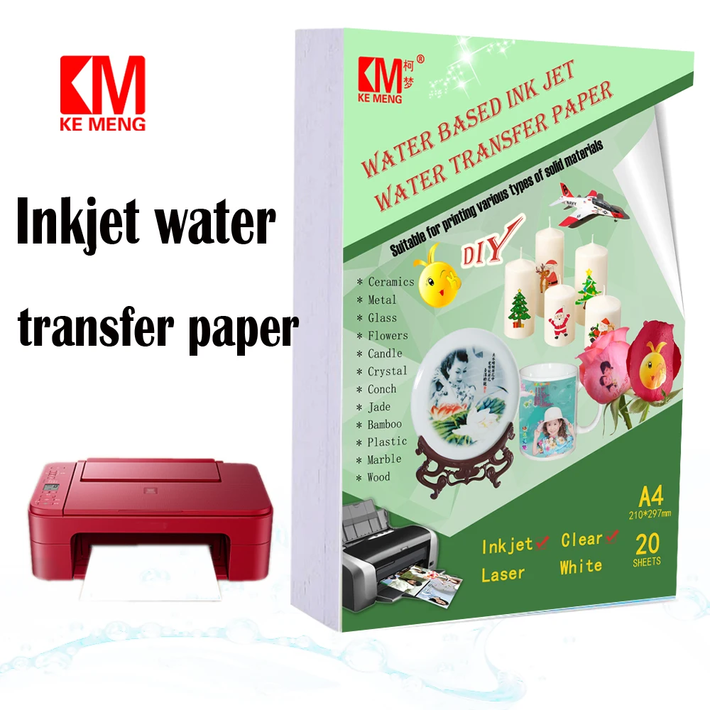 A4 Transparent Printable Sticker Paper 210*297mm Waterproof Self Adhesive paper for For Inkjet Printer DIY Label