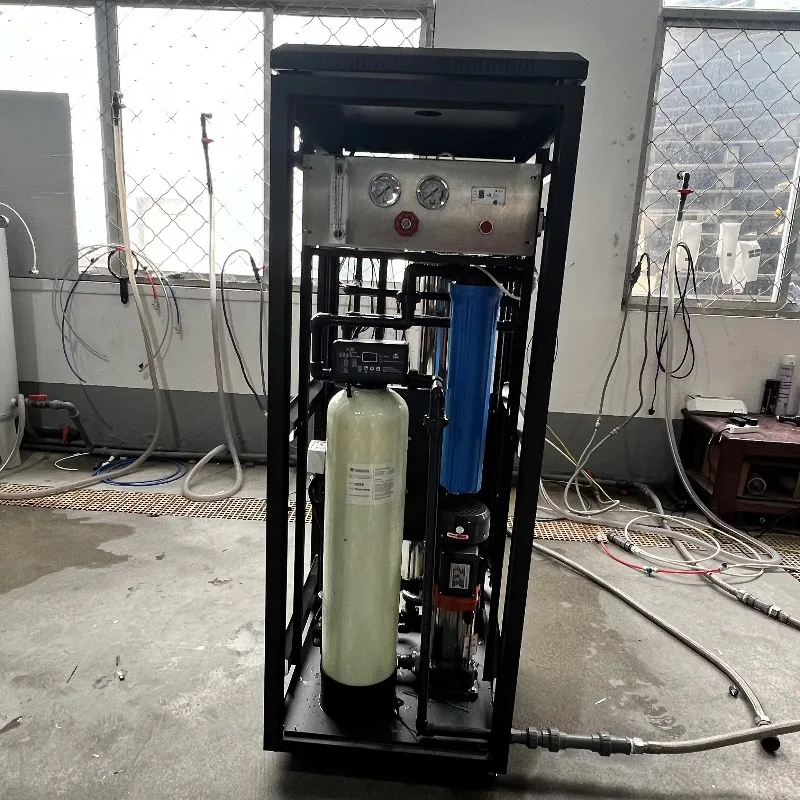 Commercial Automatic Deionisation Water Treatment Equipment Industrial RO Water Purifier System with PLC Pump for Water Storage