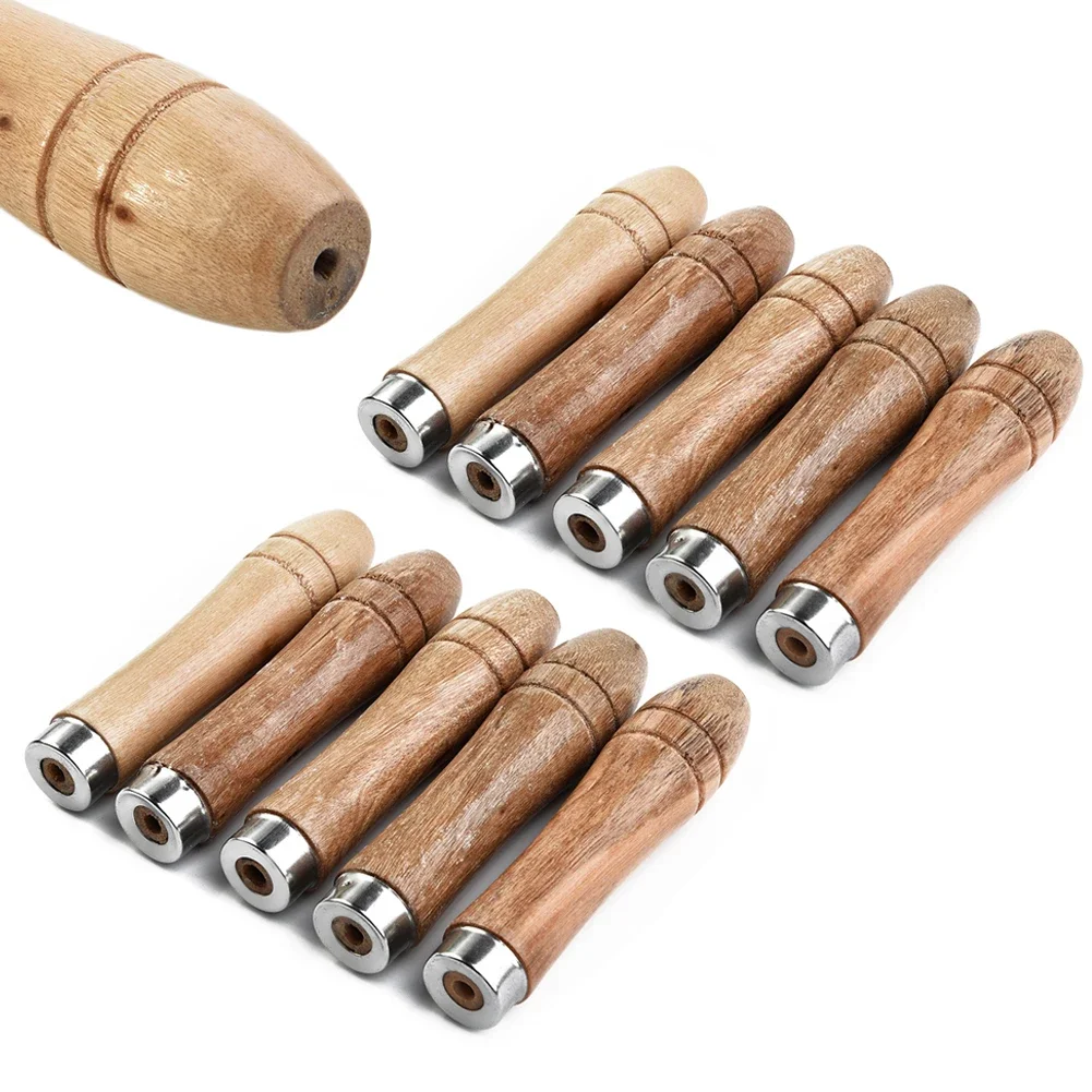 File Tool Wood File Handles Metal Collar 90mm Strong Wood Hand Drills Wood Rasp Metal File High Quality Practical