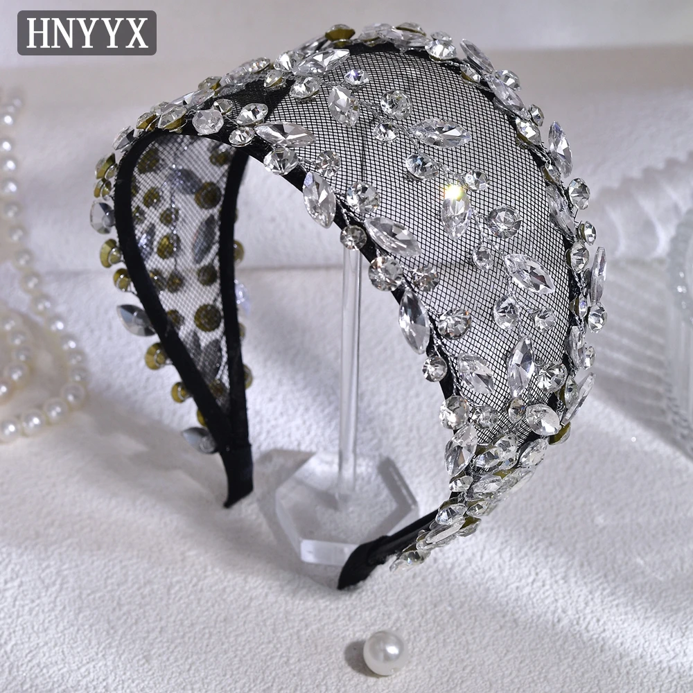 

HNYYX Wedding Handmade Rhinestone Headband for Bridal Fashion Bride Headpieces Bridesmaid Dress Hair Accessories A262