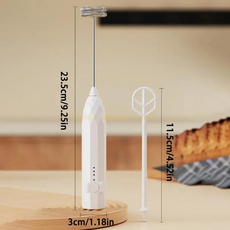 Combinador elétrico portátil fino D0AB para espuma leite decoração bolo ação rápida