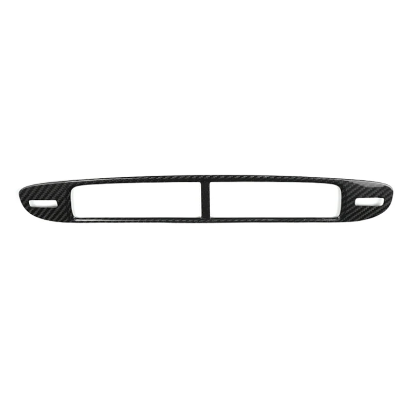 

A77T-Central Air Outlet Panel Carbon Fiber Decoration Cover Stickers Car Interior Accessories For Camaro 2010-2015