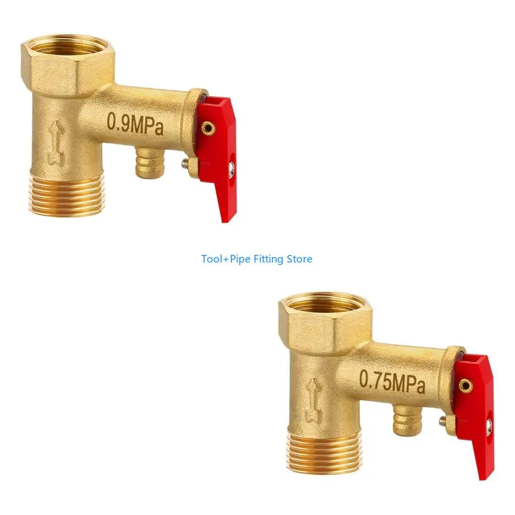 F92B Brass Safety Pressure Release Valves Adjustable Pressure Relief Valves Enduring