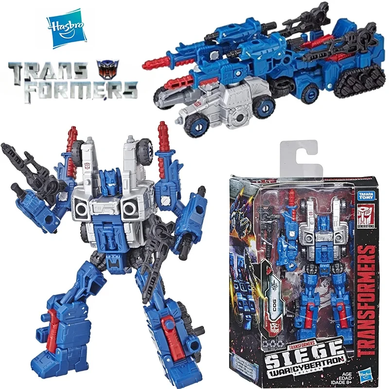 Hasbro Original Transformers Siege WFC-S8 COG 12cm Deluxe Grade Anime Action Figure Model Kit Toy Birthday Gift Collection