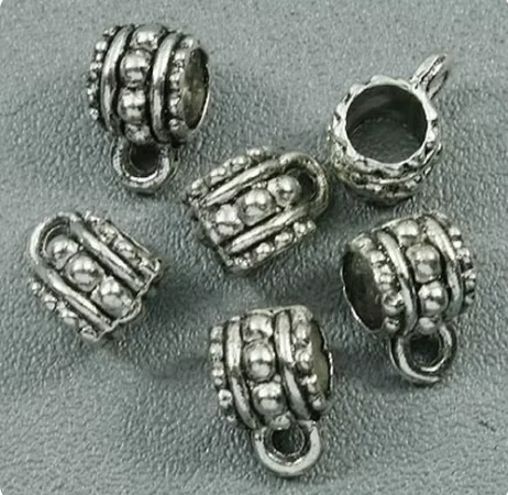 

30pcs 6*10mm Allloy pendants tibetan silver cup connectors Fit the chains for jewelry making HWH0869