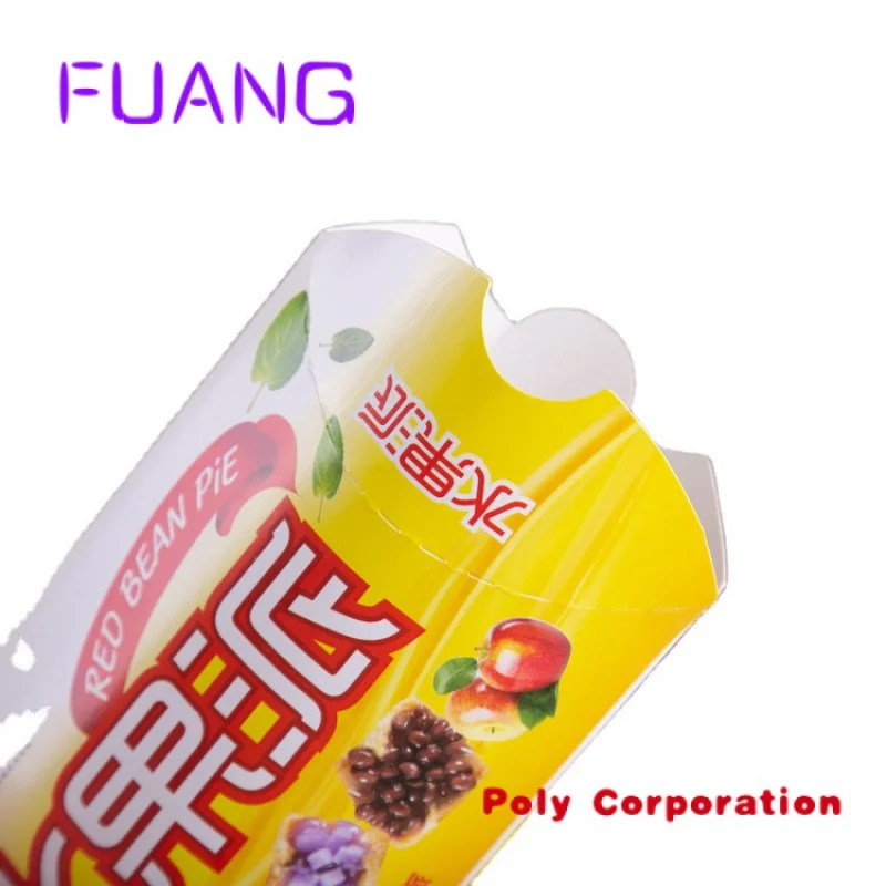 Custom 10x10x2,5 polegadas travesseiro forma krafy embalagem maçã abacaxi torta caixas branco