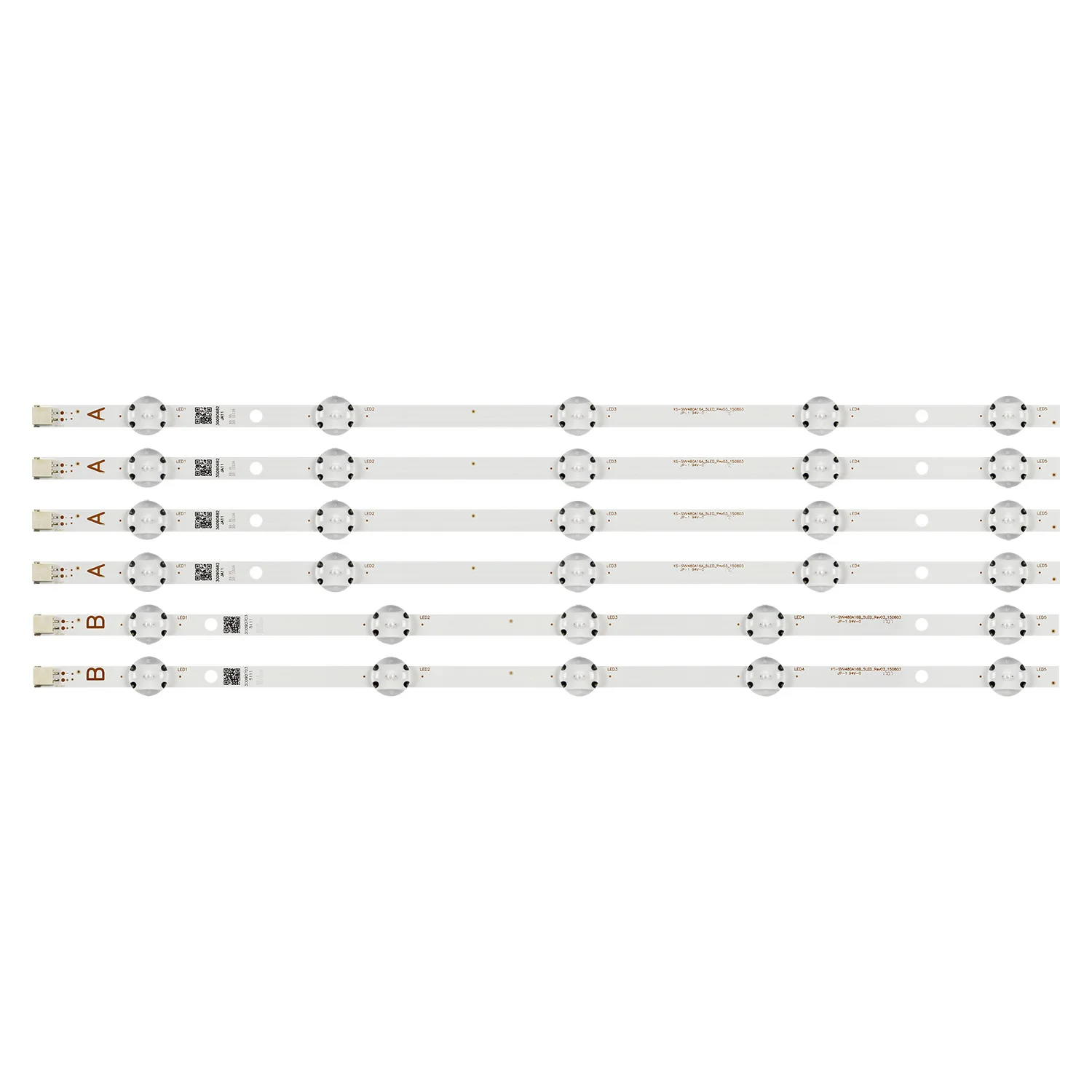 

5 lamp LED Backlight strip For SVV480A16A SVV480A16B_5LED_Rev03 JL.D48051330-078HS-C TX-48DS352E DLED48287 VES480UNDS-2D-N11 N12