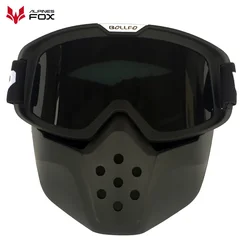 Vintage Motorcycle Helmet Goggles Motocross Helmet Glasses Retro Windproof Open face Helmets Goggles Mask