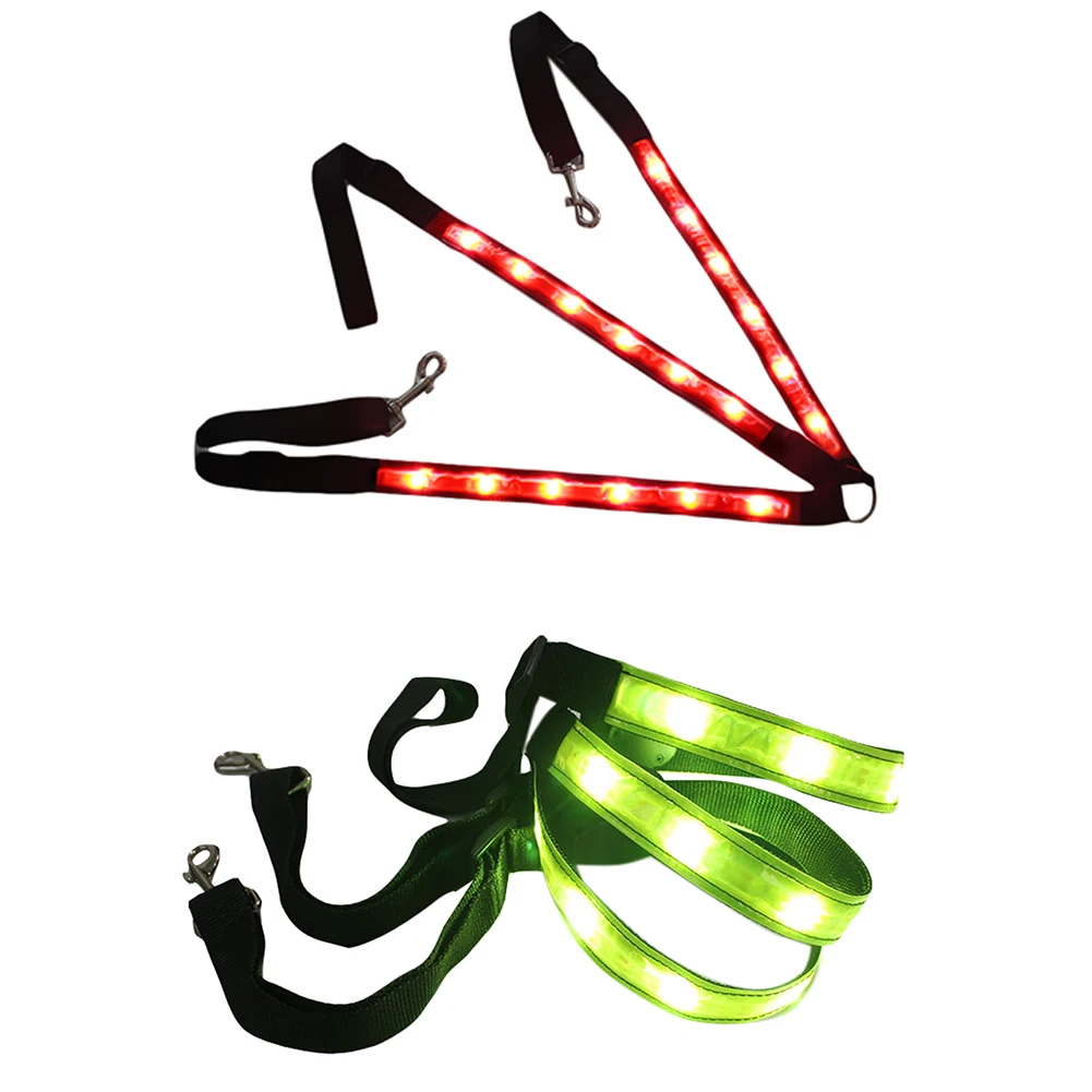 Led Paard Breatplate Kraag Verstelbare Nylon Led Nacht Knipperlicht Bar Tack Paardensport Veiligheidsuitrusting Met 3 Modi