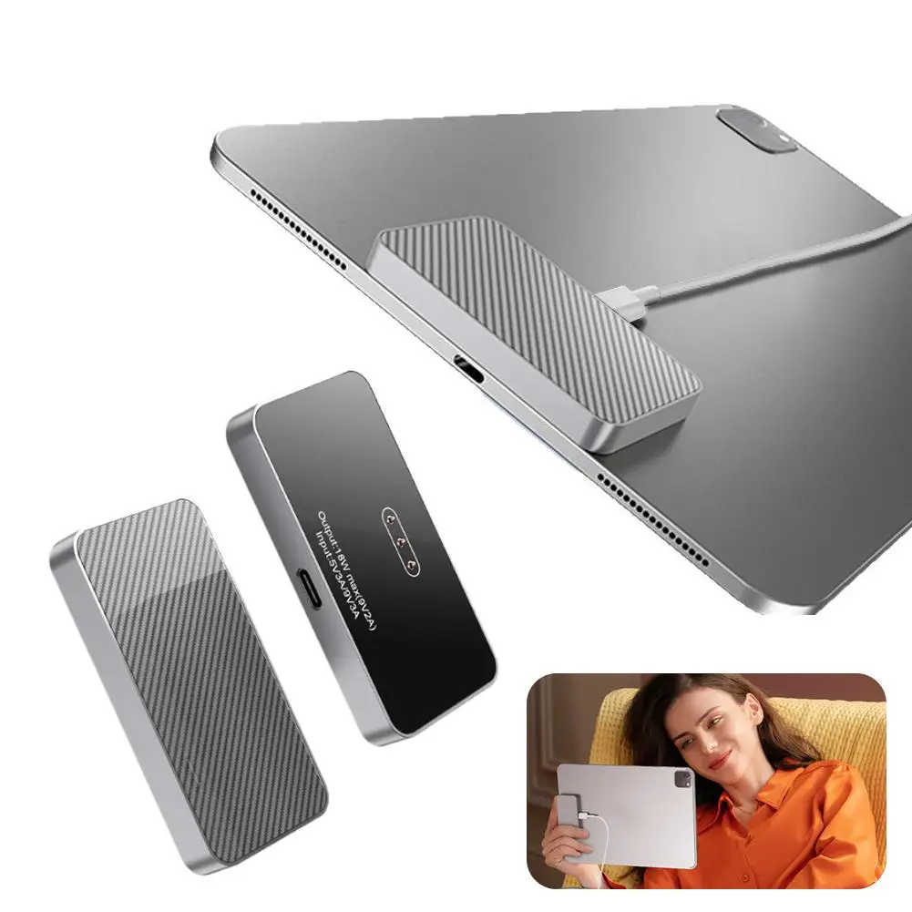 

18W Fast Charging Smart Connector Charger Aluminum Alloy Magnetic Wireless Charger Module With Protect Case for iPad Pro