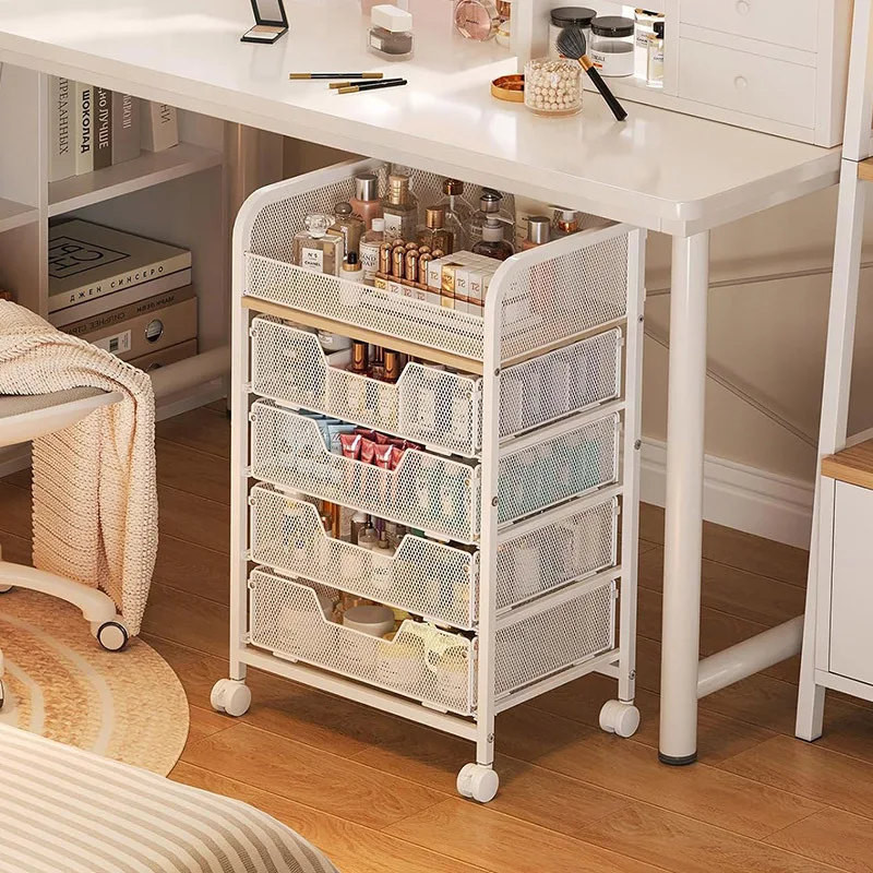 Cross-border cosmetics trolley rack storage box multi-layer cosmetics cabinet toiletries storage removable