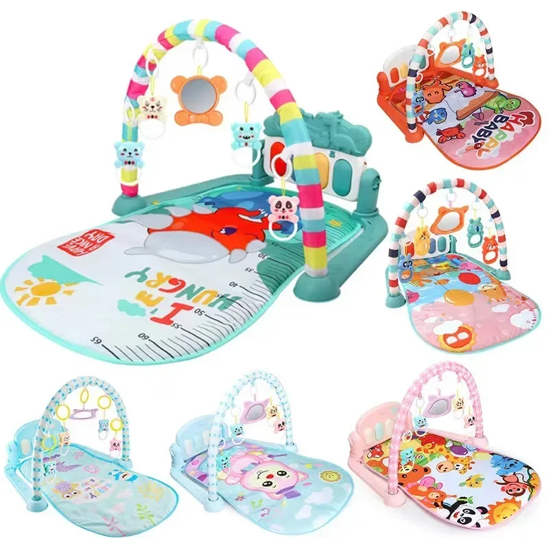 Hot Sale Baby Toys Music Pedal Piano 0-1 Year Old Newborn Piano Game Pad Toddler Christmas Gift Mother and Child Supplies New