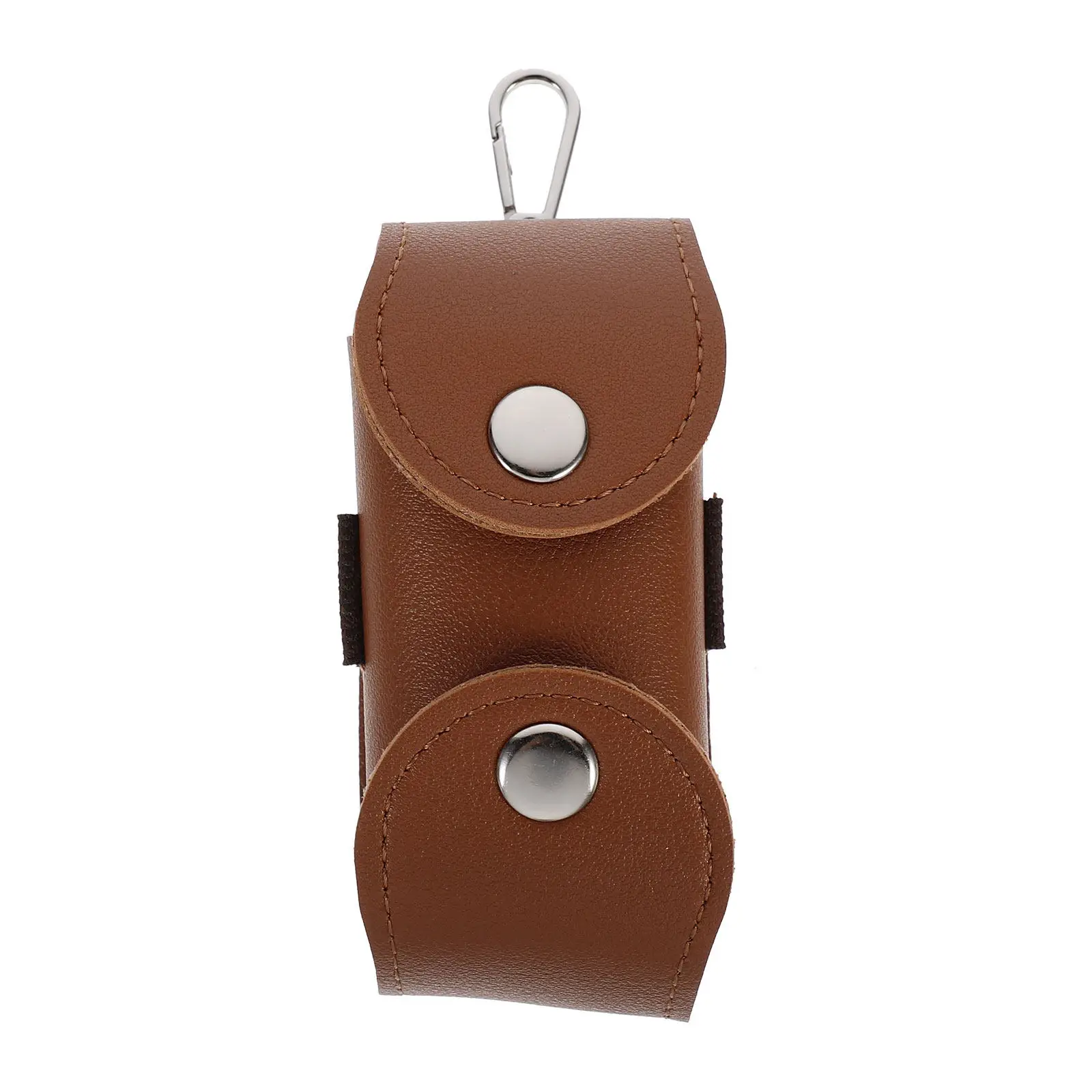

1Pcs PU Golfs Ball Pouch Coffee Storage Bag Holds 2 Balls Durable Practical Gift Easy Clean PU Golfs Bag