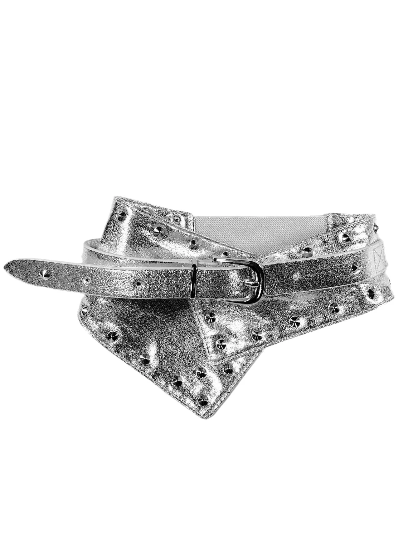 New & Best-Selling European and American Style Studded Waist Cincher for Women - Wide Waist Belt That Flatters the Figure, Versa