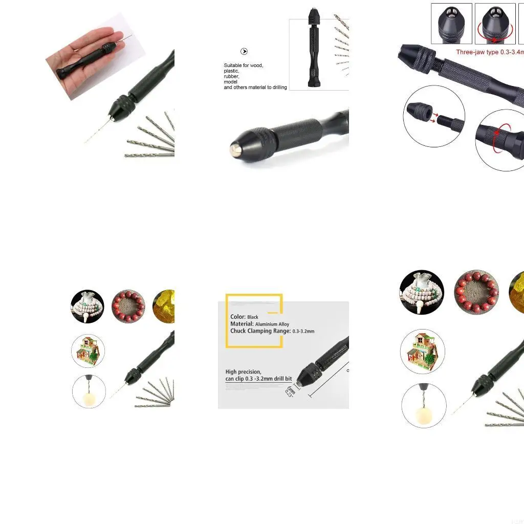 

Руководство для мини-сверла HSS Micro Craft, тиски, ручная дрель с 10 сверлами