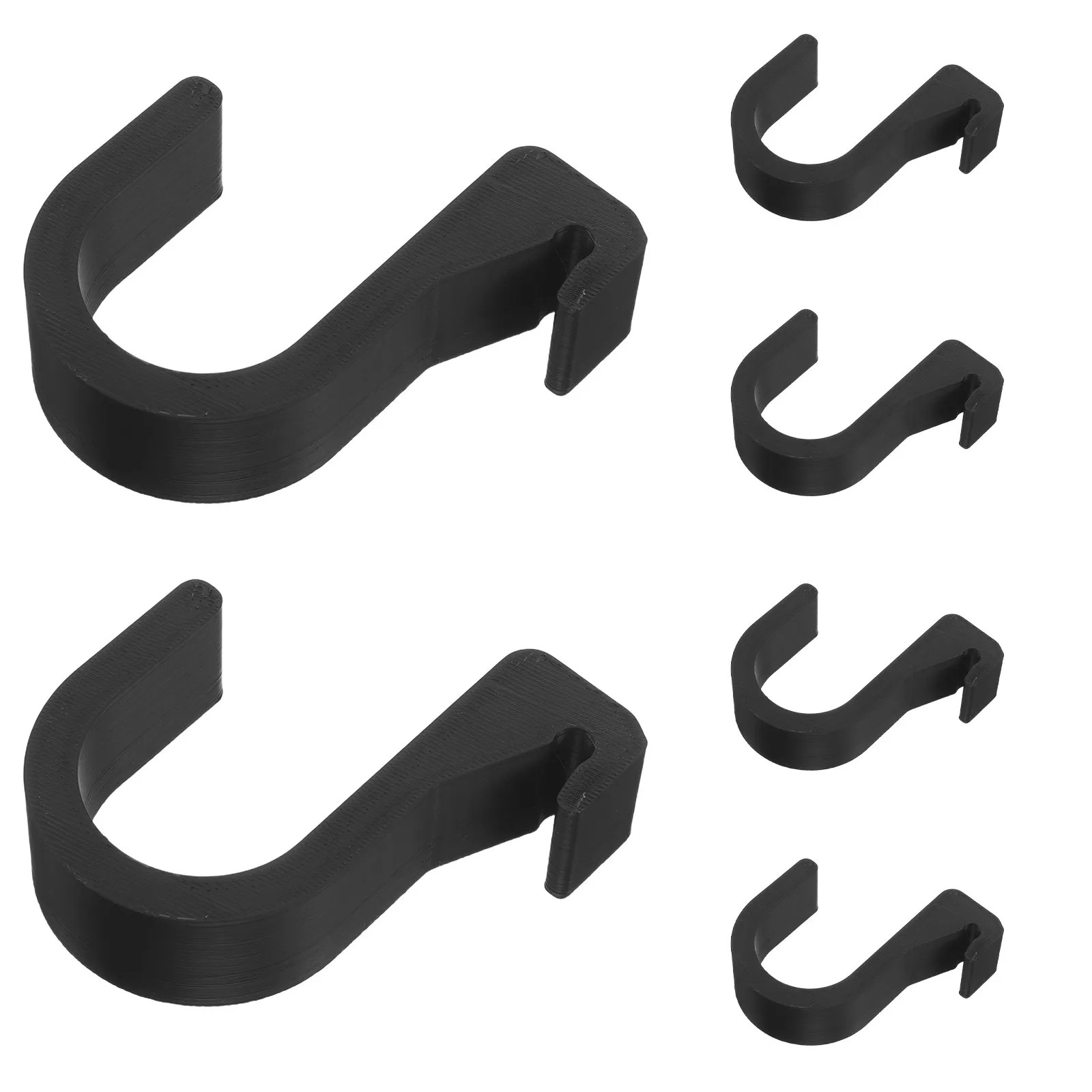 6Pcs Universal Car Trunk Hooks High Strength Umbrella Holders No Drilling Installation Car Umbrella Organizer Trunk Storage