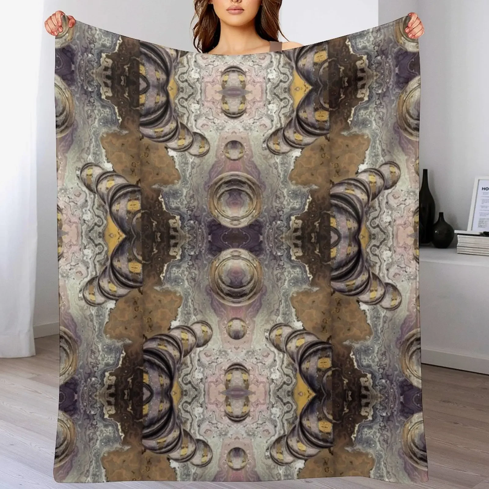 

When you shine Throw Blanket Easy Care Comfortable Blanket for Couch