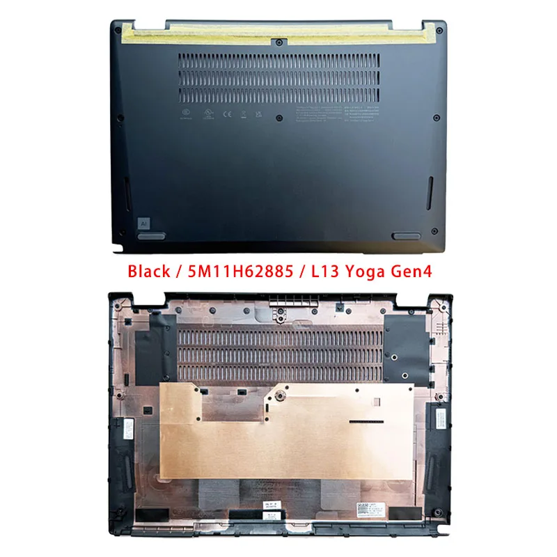 New For Lenovo ThinkPad L13 YOGA Gen3 / L13 YOGA Gen4;Laptop Accessories Lcd Back Cover or Palmrest or Bottom view 4