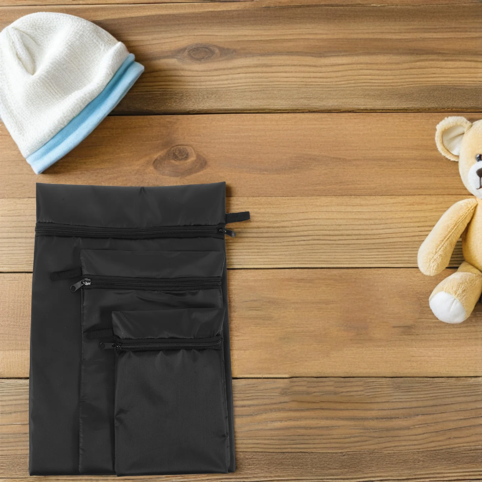 3 قطعة حقيبة الحفاض الطفل مقاوم للماء تخزين الحفاضات المنظم متعدد الحجم أكسفورد القماش الحفاض حقيبة الرطب للسفر عربة حمل قابلة لإعادة الاستخدام
