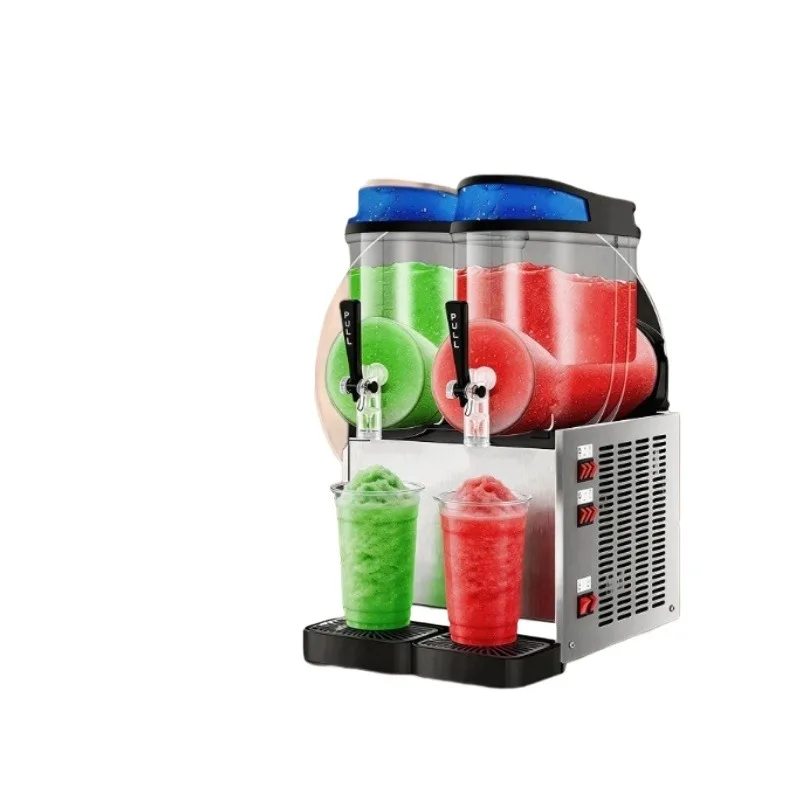 Commercial fully self-service single-cylinder twin-cylinder slush machine, juicer, smoothie machine, c