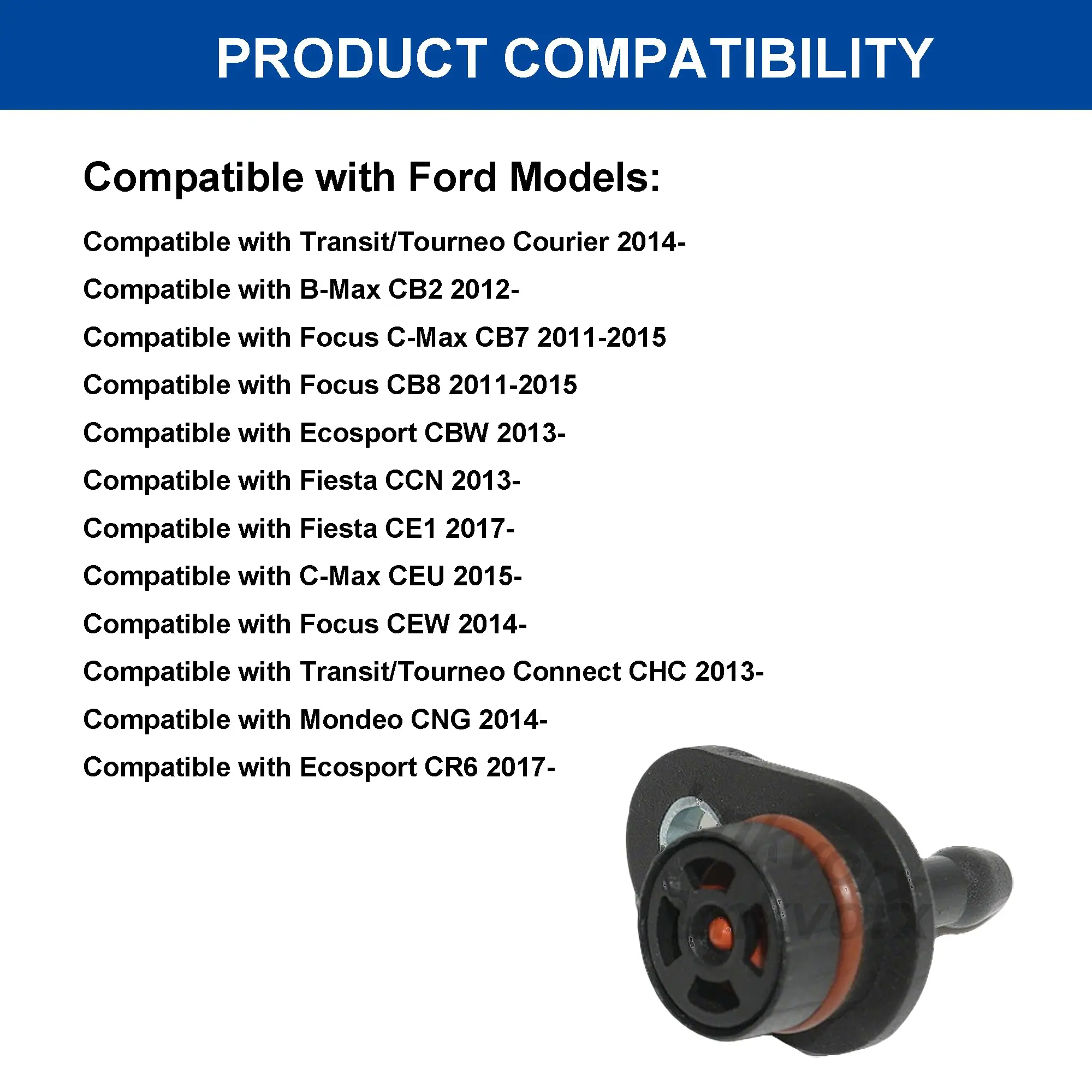 Obrázek 7: 1/2/3/5/10pcs pro Ford 1.0 & 1.5 ecoboost fiesta focus průjezdní vacuum čerpadlo klapka oprava souprava CM5G2A451GA 1867424