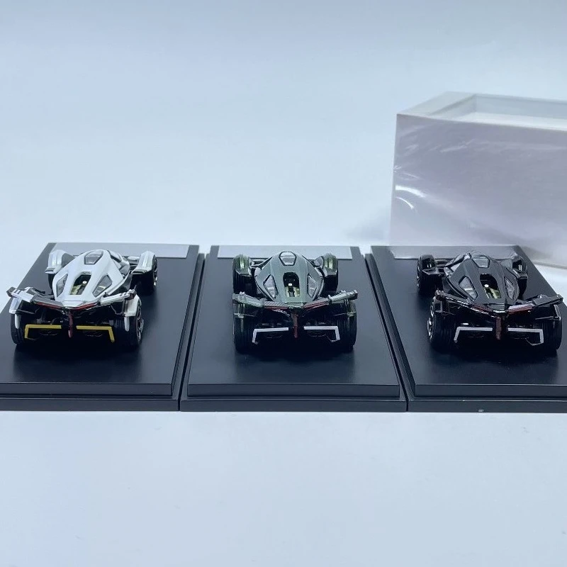 for LMF Lamborghini V12 VGT Concept Car 1:64 Simulation Alloy Car Model Ornament Limited Edition