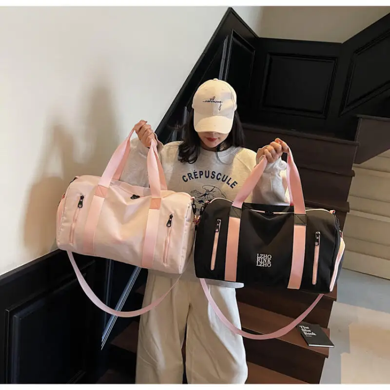 New Girl Luggage Bag Dry Wet Separation Shoe Warehouse Sports Handbag Shoulder Bag Crossbody Travel Bag Bags for Woman